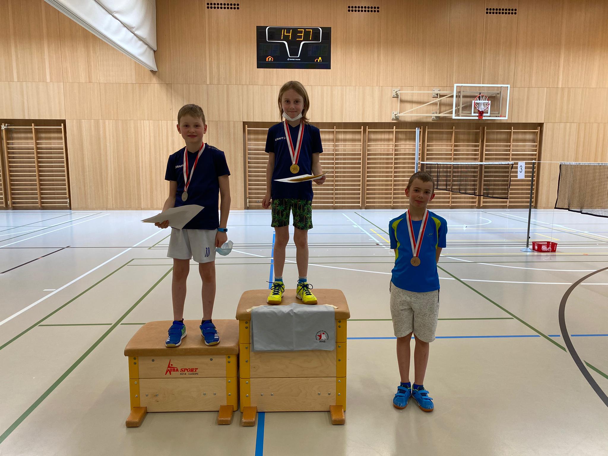 Walliser Meisterschaften Junioren mit vielen Erfolgen U11er WM Podest